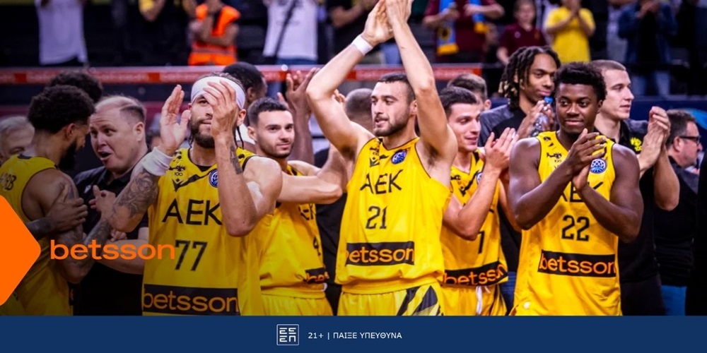 ΑΕΚ BETSSON BC-Ρίγα με Bet Builder και Κορυφαίες Αποδόσεις στην Betsson (13/11)